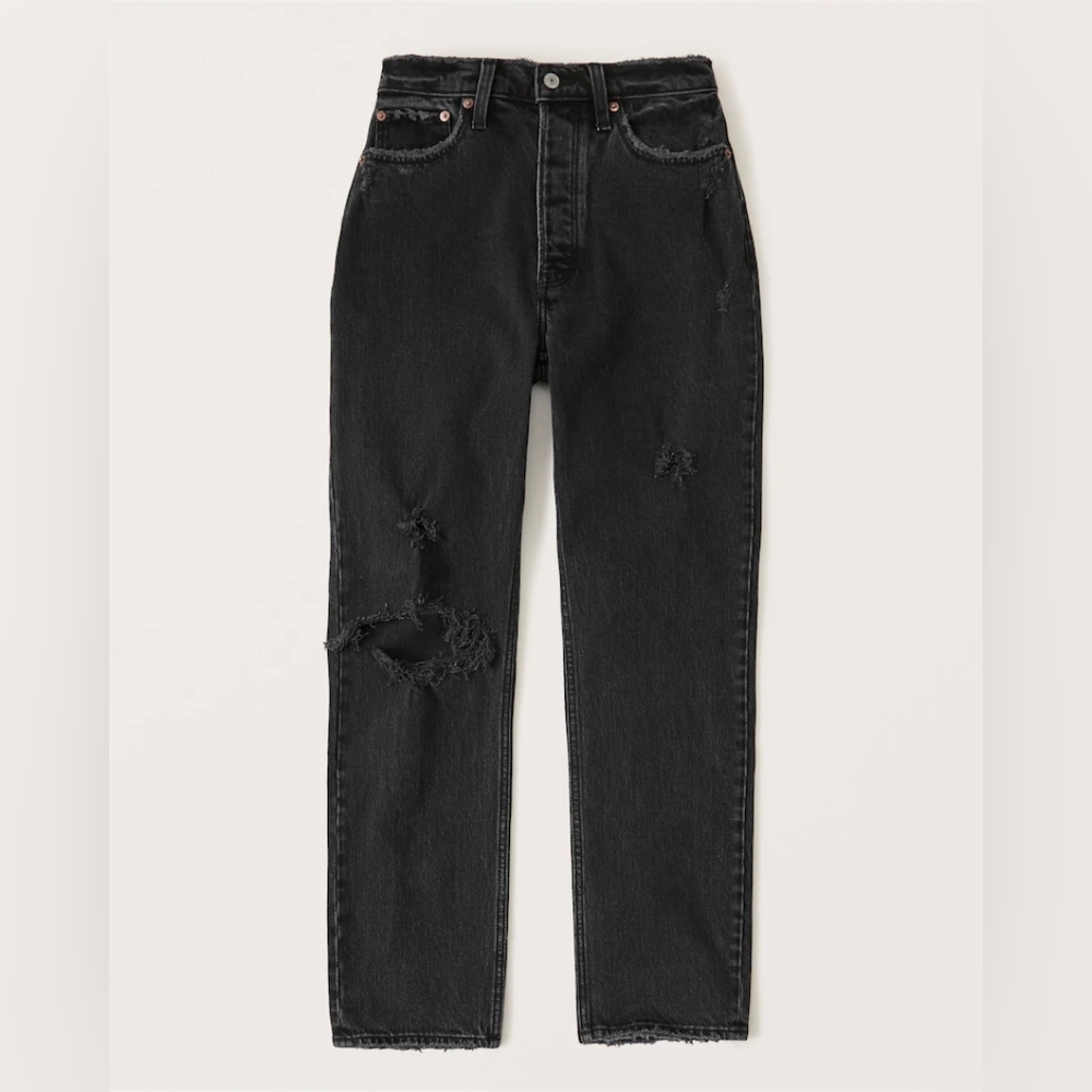 Curve Love High Rise Dad Jean Extra Short 27